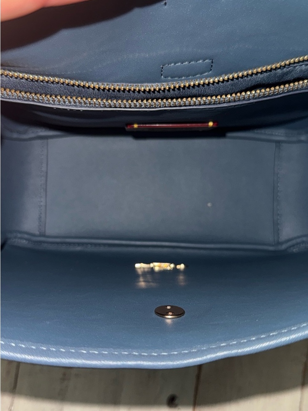 NWOT Coach DENIM Signature Turnlock Crossbody Bag - Authenticated by Poshmark - Picture 6 of 9